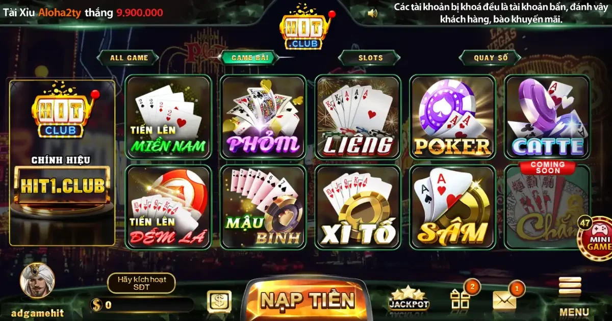 Game bài Hitclub nổi bật